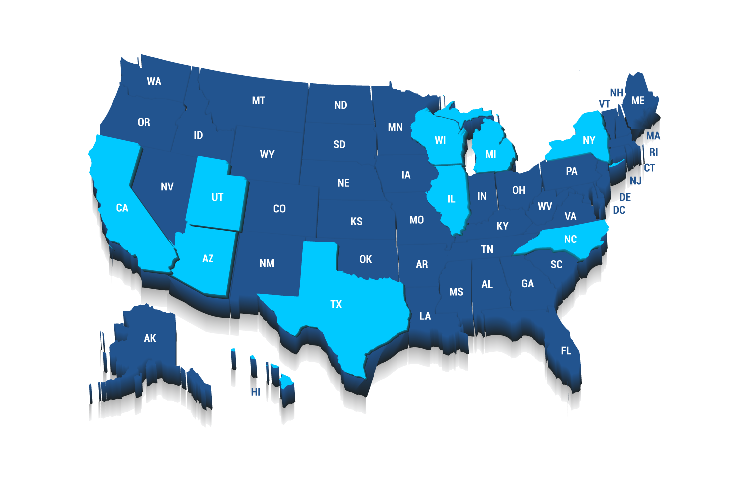 Caregiver Nation Network Map 2024